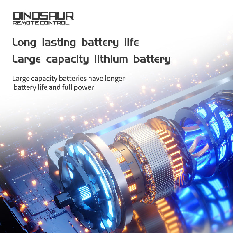 Dinosaure Télécommandé avec Effet Fumée & Lumières LED