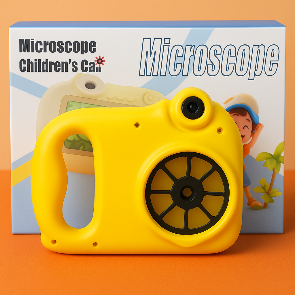 Appareil Photo & Microscope 2-en-1 pour Enfants – Explorateur Junior