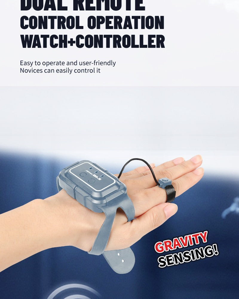 Robot Chien Cascadeur 8 Roues – Télécommande + Montre Gestuelle