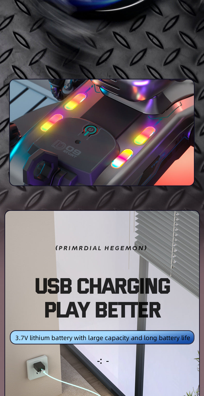 Robot Dog Stunt 8 Roues – Ultra Agile & Lumineux