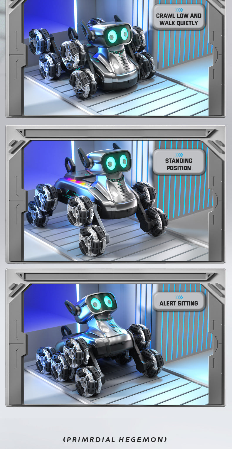 Robot Dog Stunt 8 Roues – Ultra Agile & Lumineux