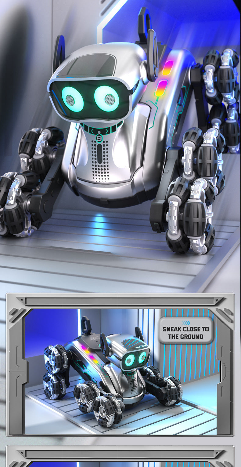 Robot Dog Stunt 8 Roues – Ultra Agile & Lumineux