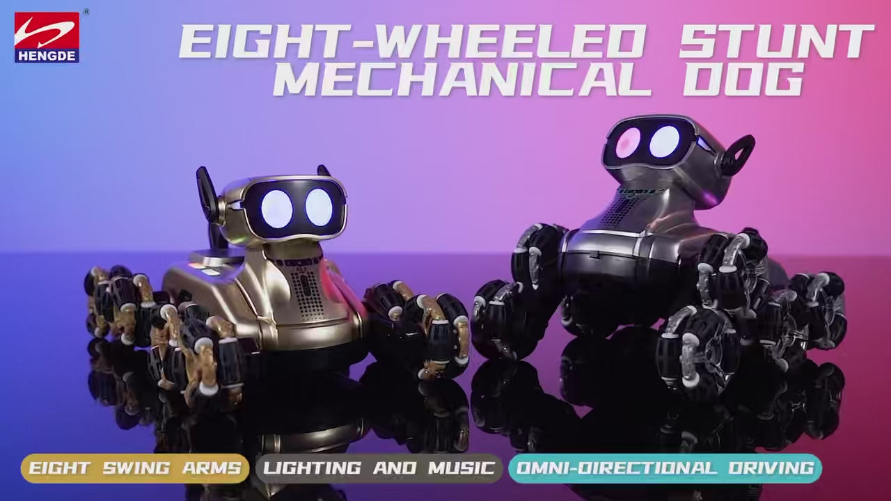 Robot Dog Stunt 8 Roues – Ultra Agile & Lumineux